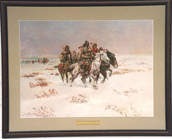 Snow Trail - Charles M. Russell
